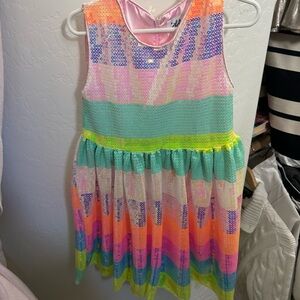 Lola + The Boys Multicolor Sequin Party Dress
